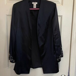 VINTAGE DRAPERS & DAMONS BEADED SILK COAT